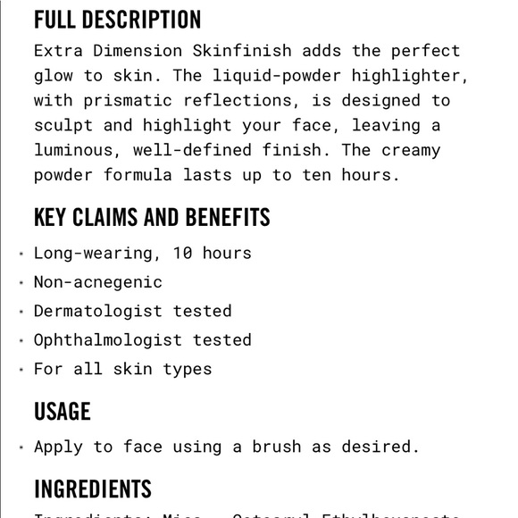 Extra Dimension Skinfinish - Picture 2 of 2